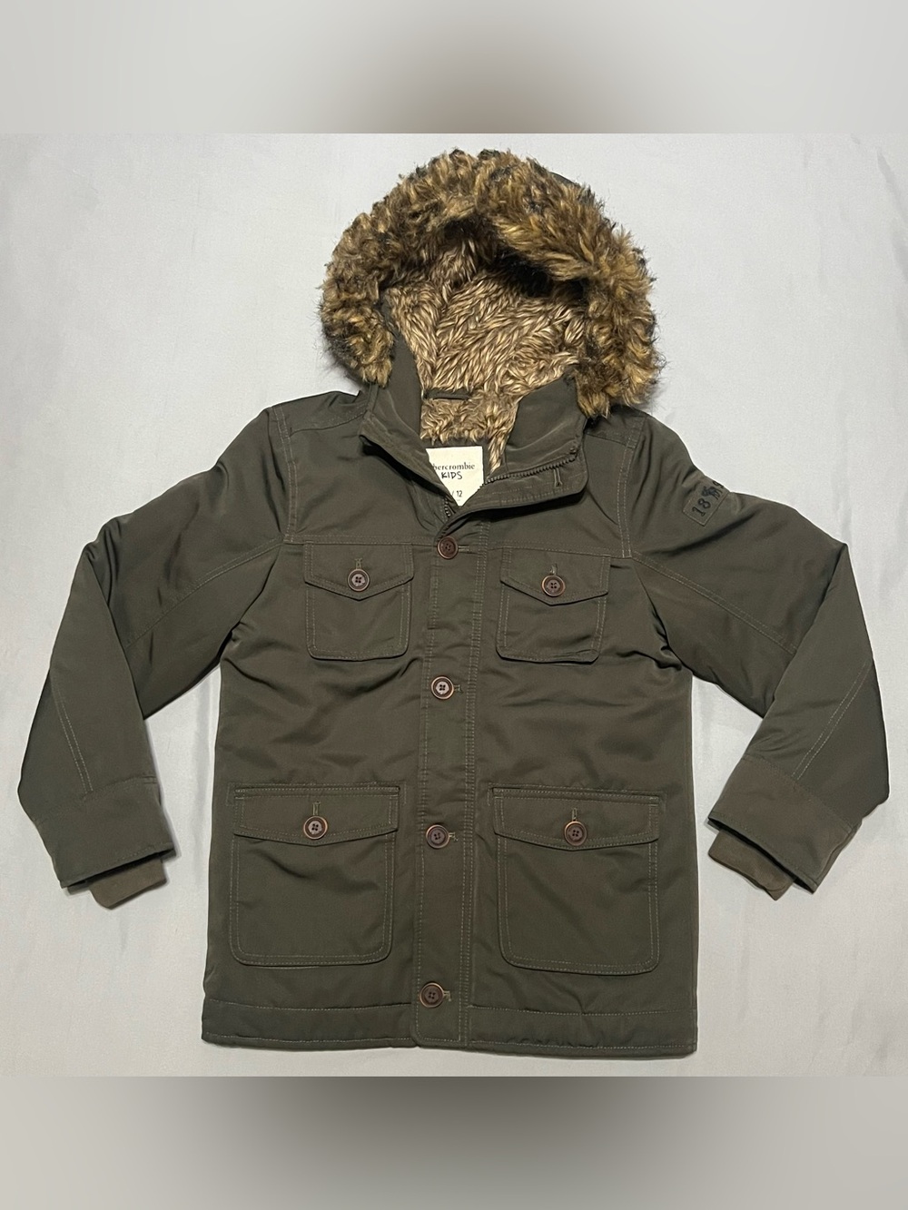 Abercrombie Faux Fur Lined Jacket